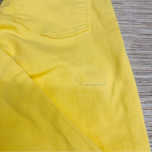 Lucky Brand Yellow Ava Mid Rise Crop - Picture 16 of 16